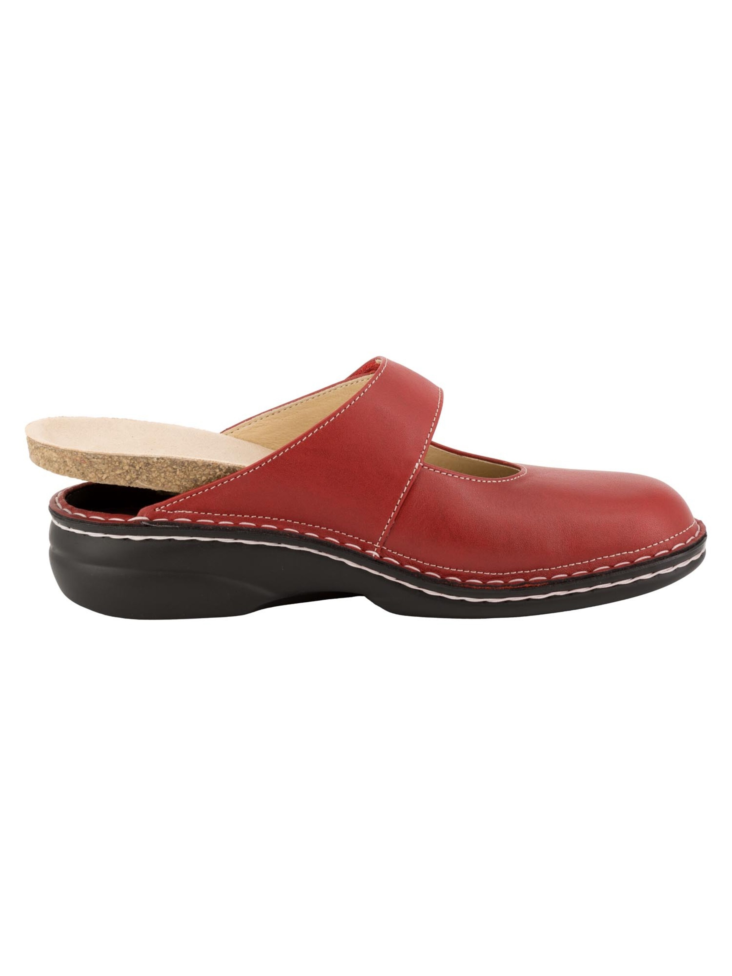 Finn Comfort Mule 'STANFORD' in Red