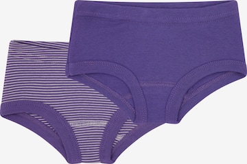 loud + proud Underpants in Purple: front