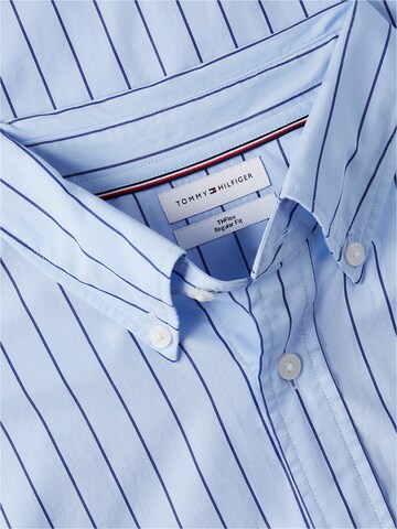 TOMMY HILFIGER Regular Fit Hemd 'Flex' in Blau