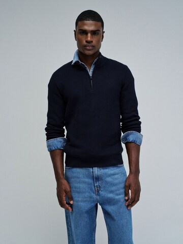Pull-over Salsa Jeans en bleu : devant