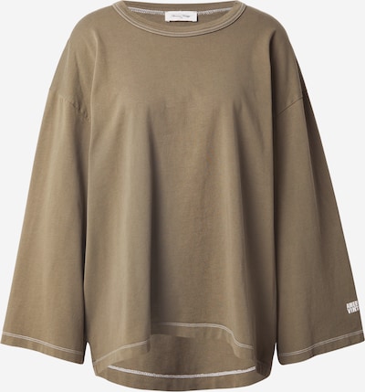 Marškinėliai 'FIZVALLEY' iš AMERICAN VINTAGE, spalva – kapučino spalva / balta, Prekių apžvalga