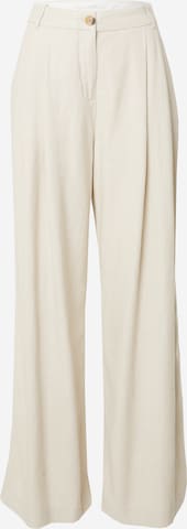 VERO MODA Wide leg Veckad byxa 'JOLIE' i beige: framsida