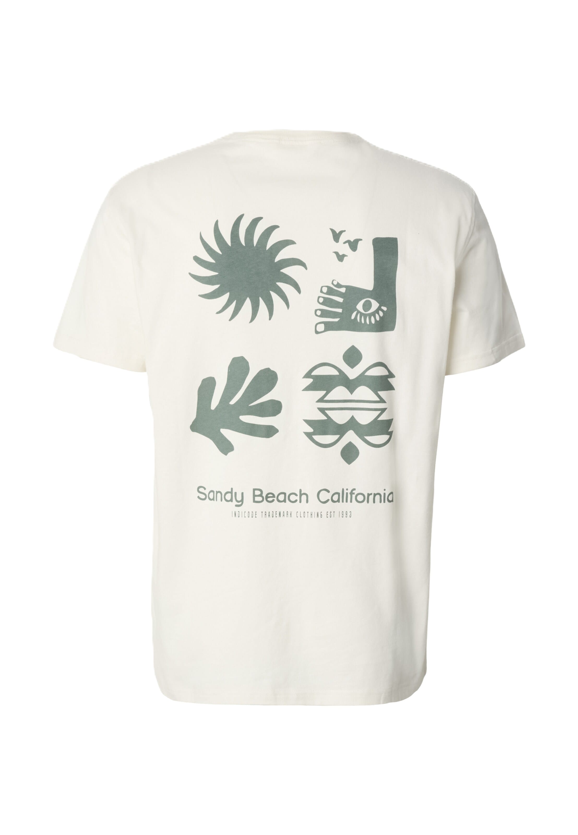 INDICODE JEANS T-Shirt 'Native' in Beige