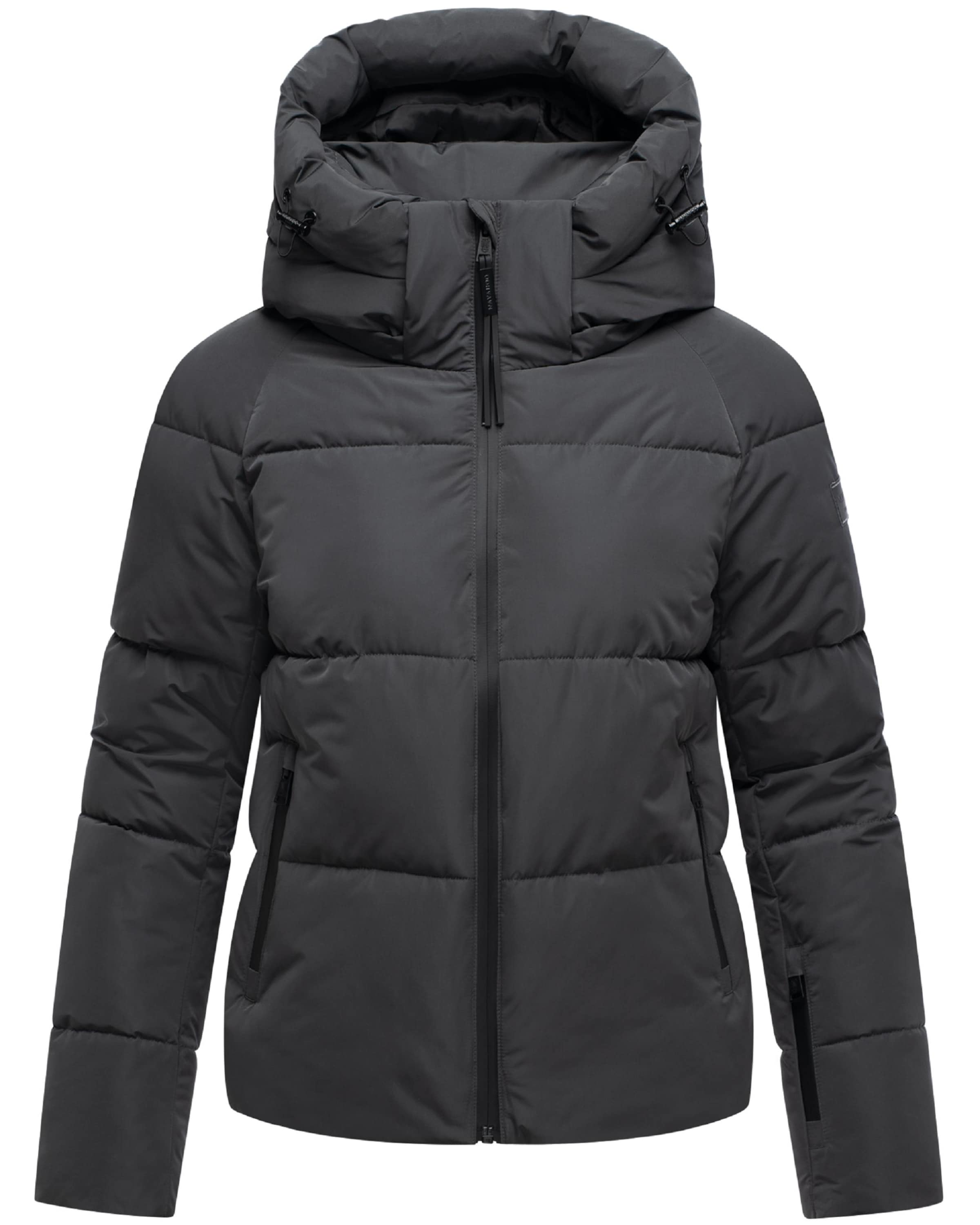 NAVAHOO Зимно яке 'Frostherz XIV' в черно: отпред