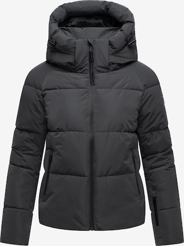 melns NAVAHOO Ziemas jaka 'Frostherz XIV': no priekšpuses