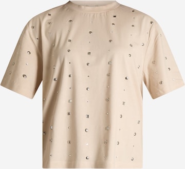 Jijil Shirt in Beige: front