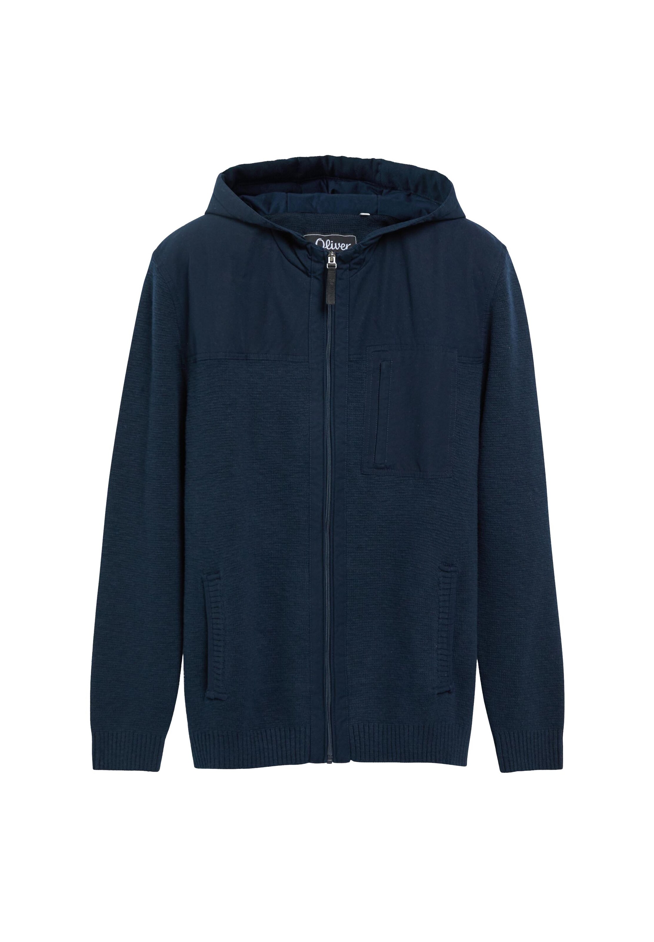 s.Oliver Vestes en maille en XXXL en bleu marine, Vue avec produit