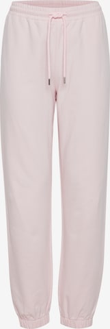 ICHI Tapered Broek 'IHVEA PA' in Roze: voorkant