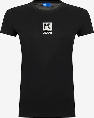 KARL LAGERFELD JEANS T-Shirt in Schwarz: Vorderseite