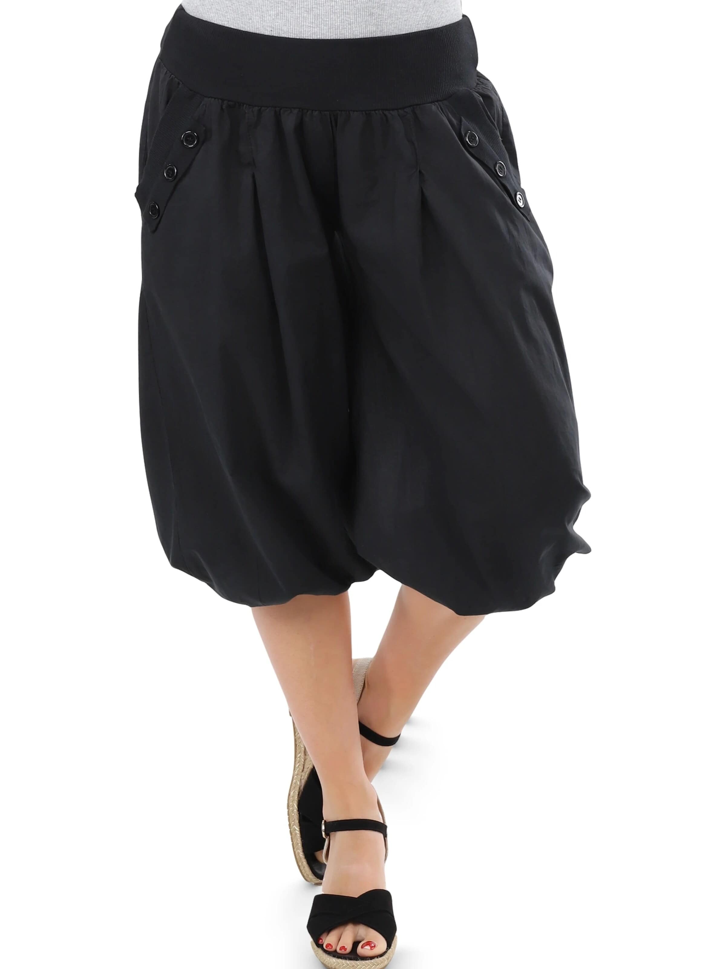 malito more than fashion Loose fit Harem Pants in Black