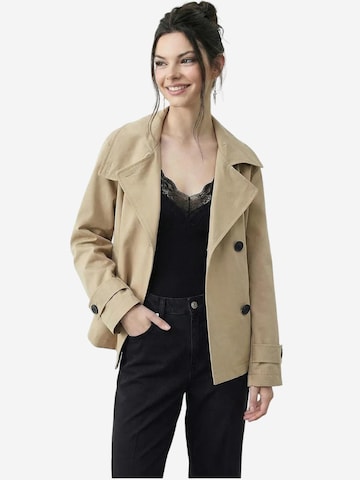 Bianco Lucci Between-seasons coat in Beige