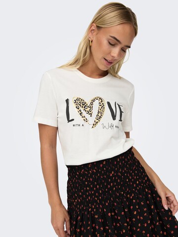 ONLY Shirt 'FREA' in White