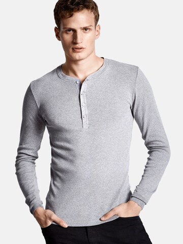 SCHIESSER REVIVAL Shirt 'Revival Karl-Heinz' in Grey: front