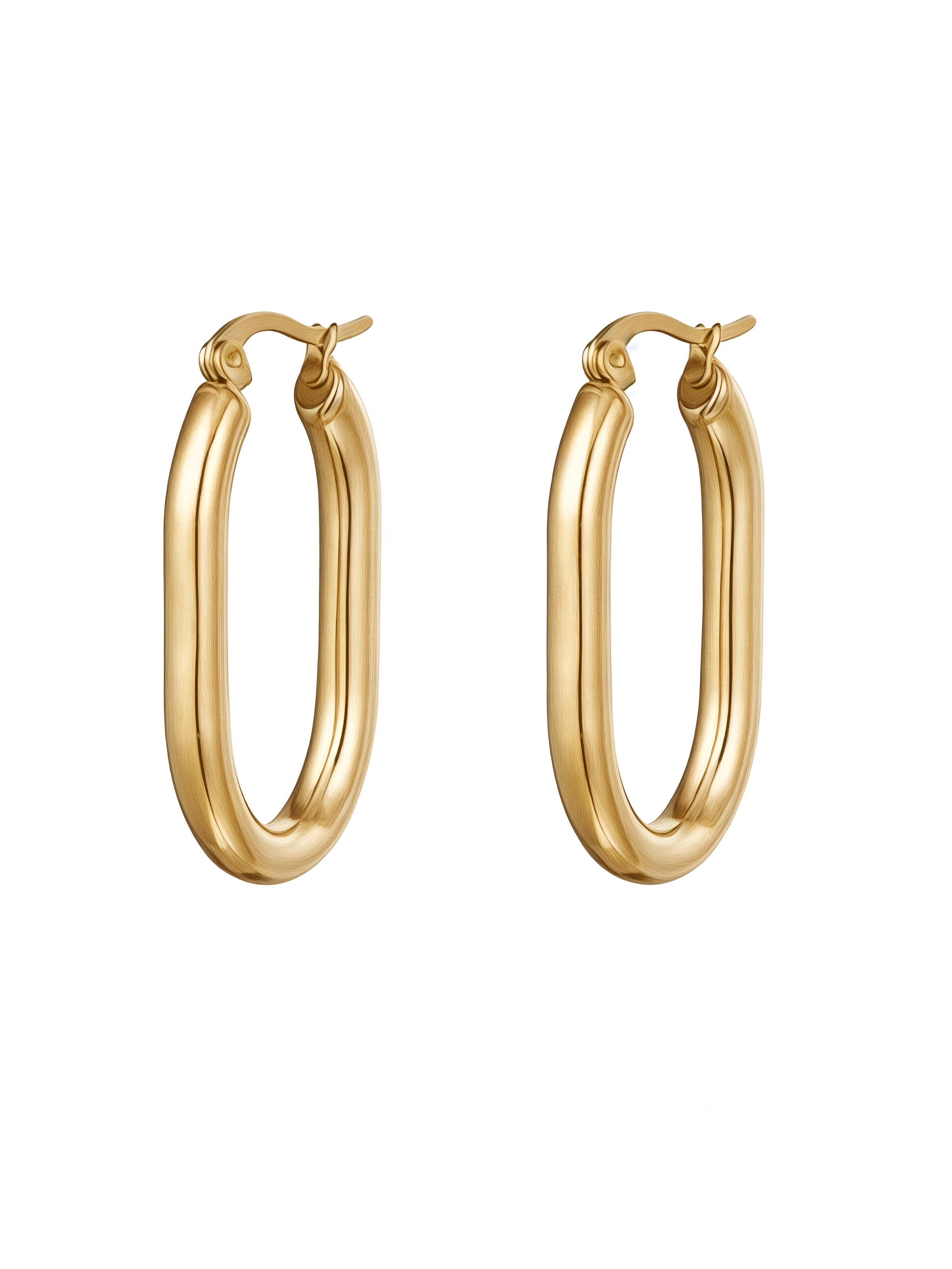 La Moda Me Earrings 'Aris' in Gold: front