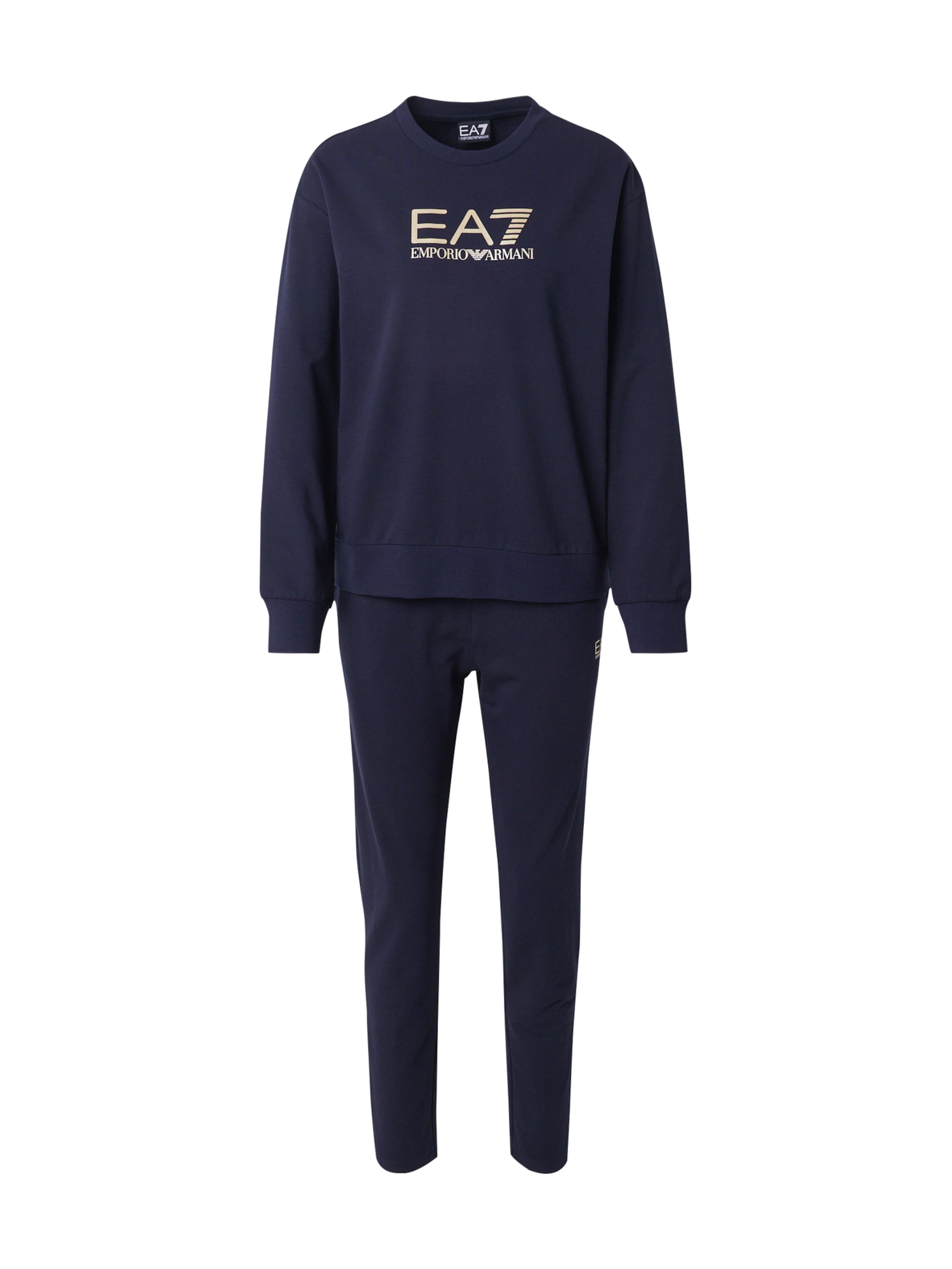 EA7 Emporio Armani Костюм для бега в Синий: спереди