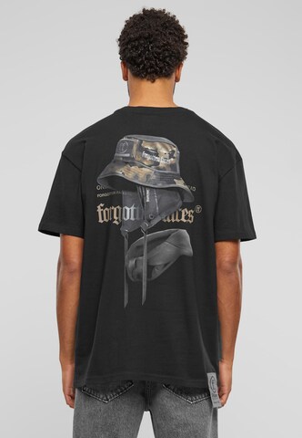 T-Shirt Forgotten Faces en noir : devant