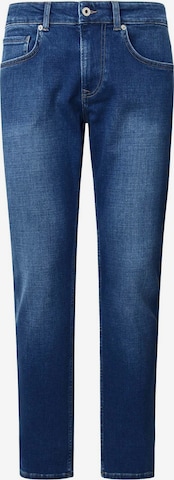 Jean 'Cash' Pepe Jeans en bleu : devant