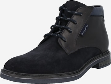 bugatti Lace-Up Boots 'Maik Exko' in Blue: front