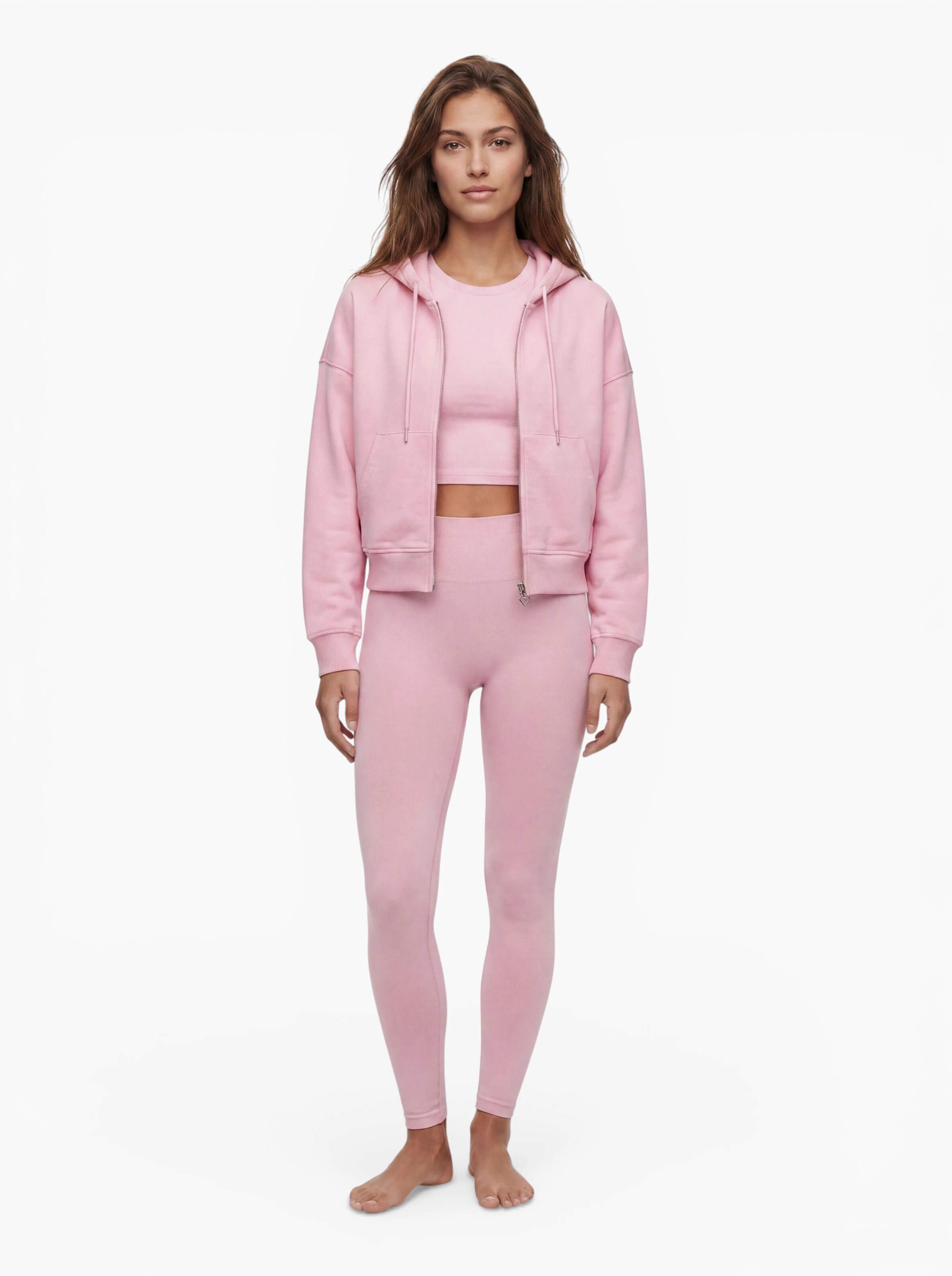 MYLAVIE by Sarah Harrison Bluza rozpinana w kolorze różowy