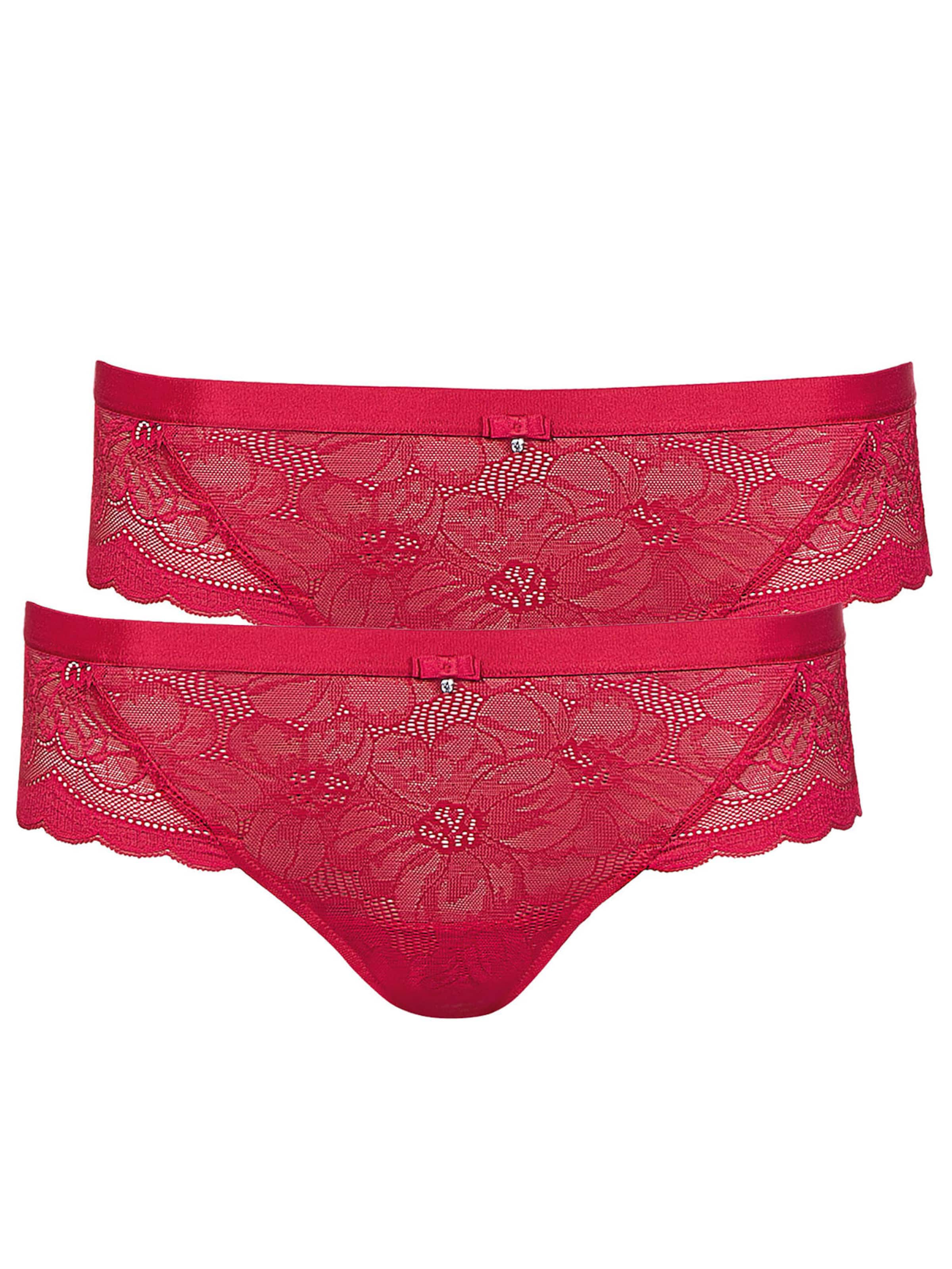 Lisca Panty 'Evelyn' in Red: front