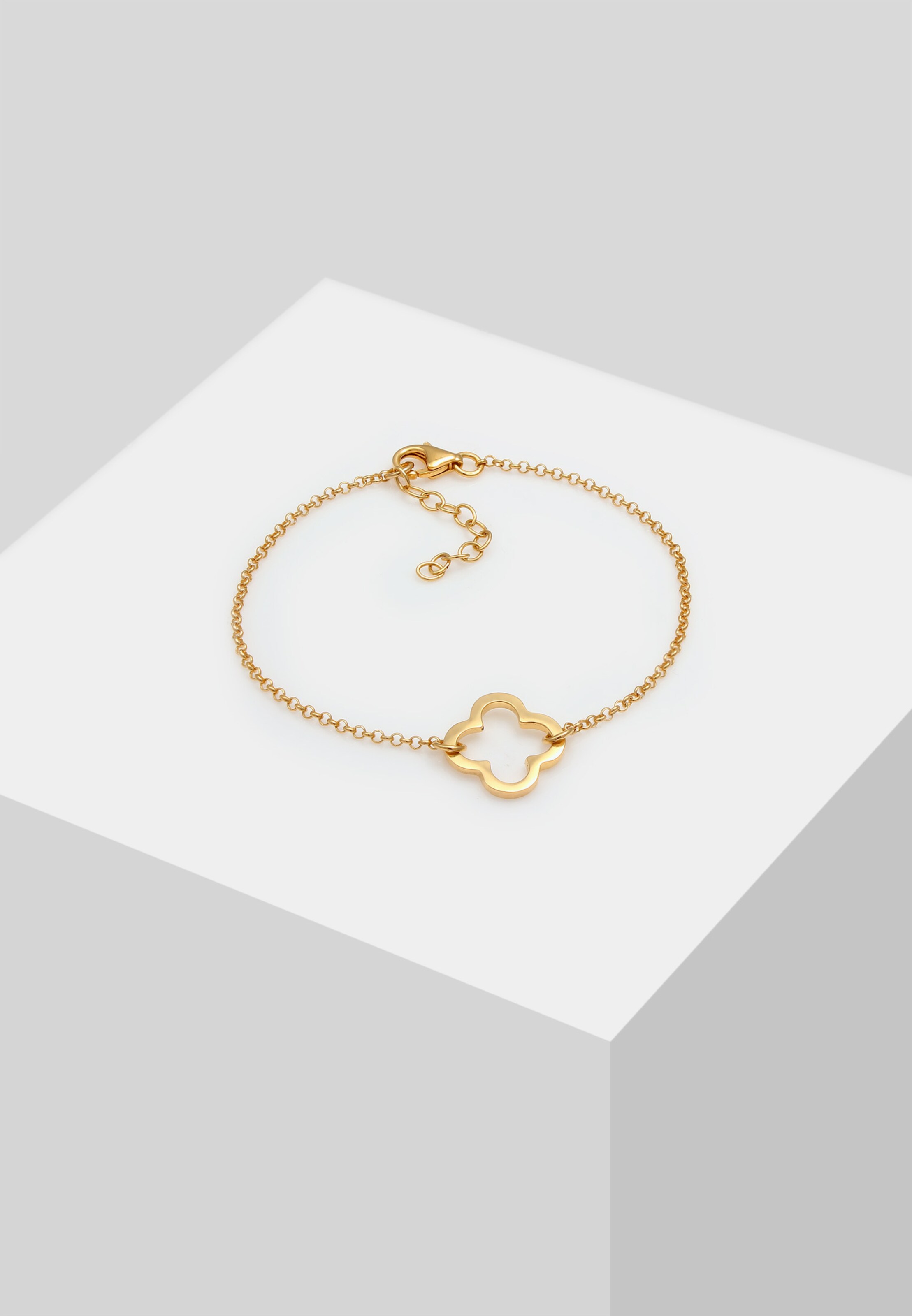 ELLI Armband Kleeblatt in Gold
