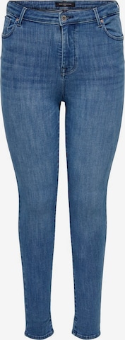 ONLY Carmakoma Skinny Jeans in Blue: front