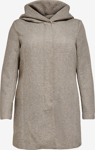 Manteau mi-saison 'Sedona' ONLY Carmakoma en beige : devant