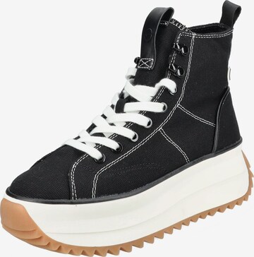 TAMARIS High-Top Sneakers in Black: front