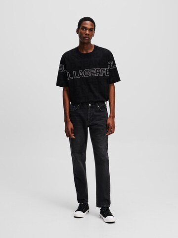 KARL LAGERFELD JEANS Tapered Jeans in Black