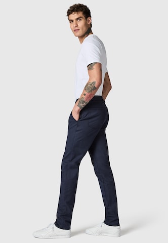 Coupe slim Pantalon chino 'Astron' Peak Time en bleu