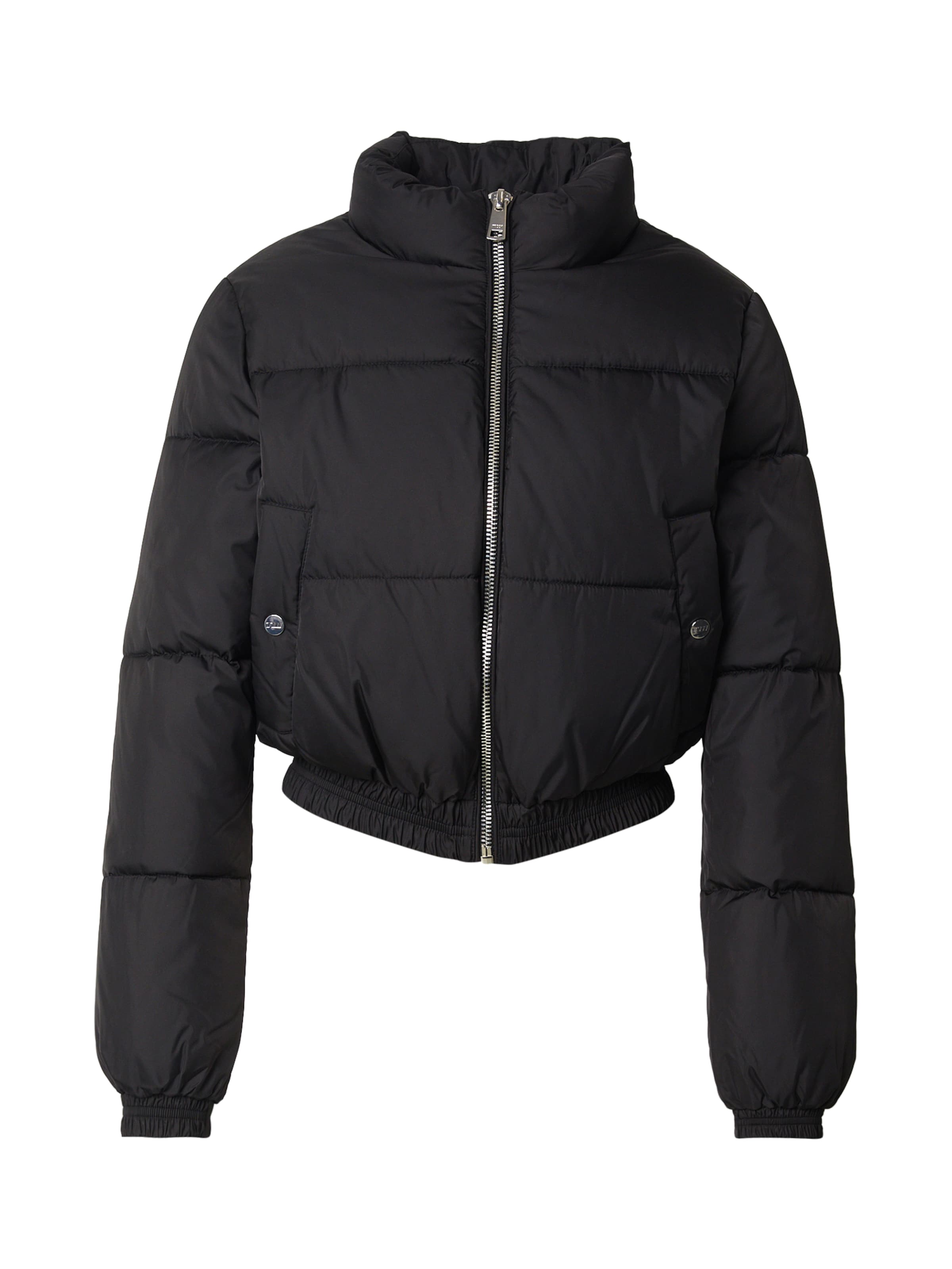 Tally Weijl Φθινοπωρινό και ανοιξιάτικο μπουφάν σε μαύρο: μπροστά