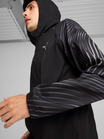 PUMA Athletic Jacket 'RUN FAVORITE' in Black
