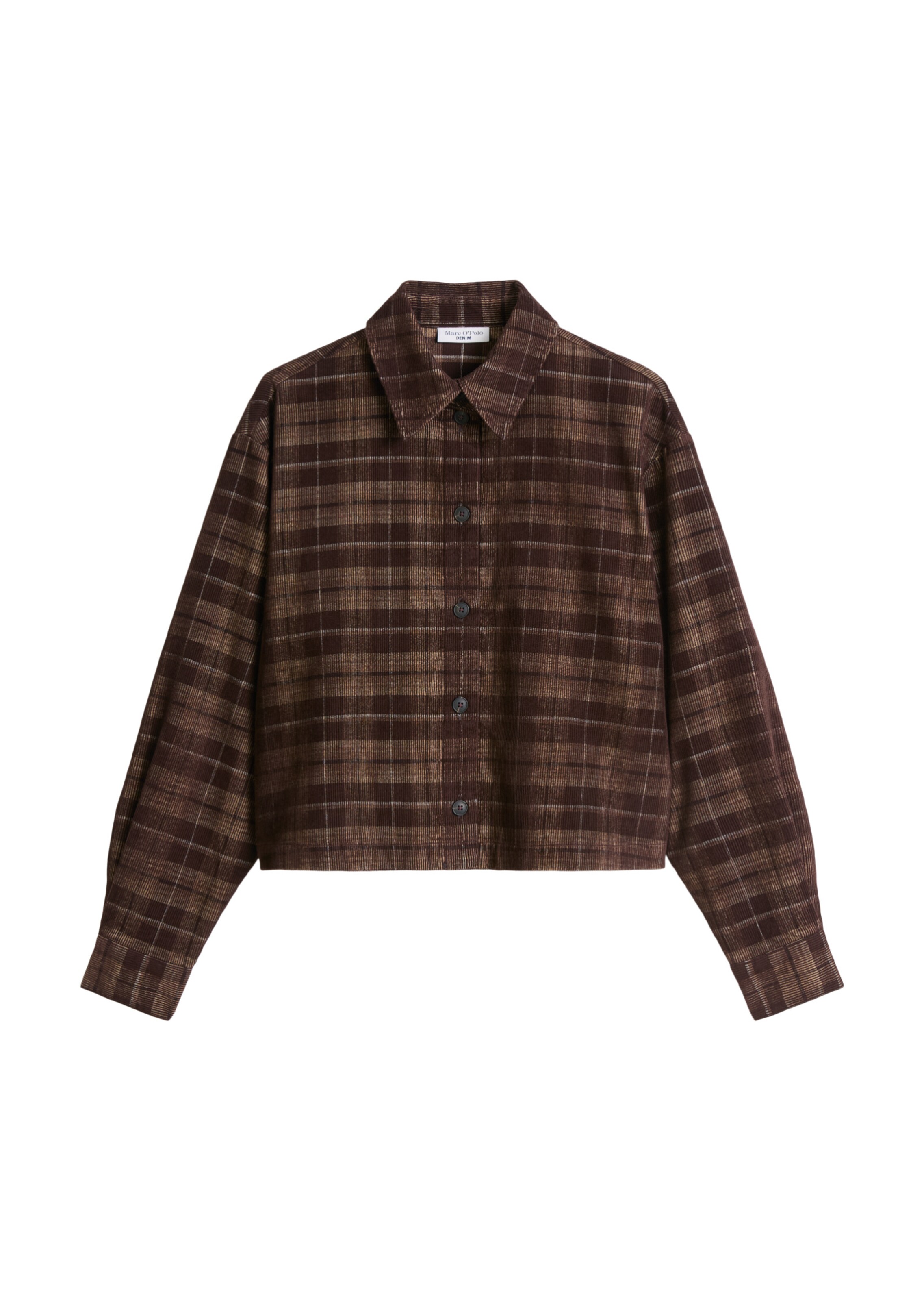 Marc O'Polo DENIM Blouse in Bruin: voorkant