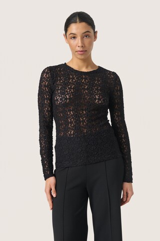 T-shirt SOAKED IN LUXURY en noir : devant