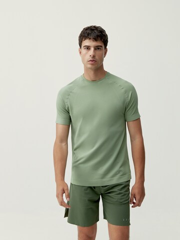 T-Shirt fonctionnel 'Otawa' Born Living Yoga en vert : devant