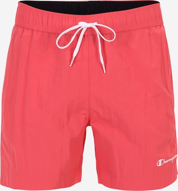 Champion Authentic Athletic Apparel Обычный Плавательные шорты в Ярко-розовый: спереди