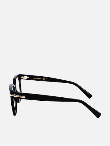 FERRAGAMO Zonnebril 'Ferragamo SF3009 Gradient transparent dark red 52/18/145 WOMAN Eyewear Frame' in Zwart
