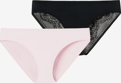 SCHIESSER Slip ' Invisible Lace ' in pink / schwarz, Produktansicht
