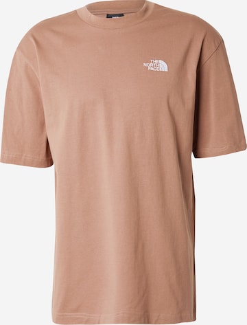 T-Shirt 'SIMPLE DOME' THE NORTH FACE en marron : devant