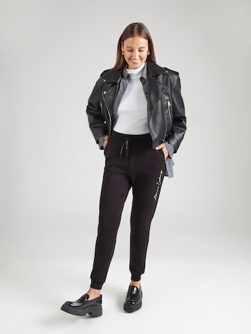 ARMANI EXCHANGE Zúžený Kalhoty – černá