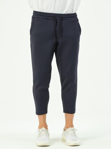 C&City Tapered Trousers in Blue