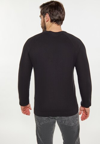 DreiMaster Maritim Pullover in Schwarz