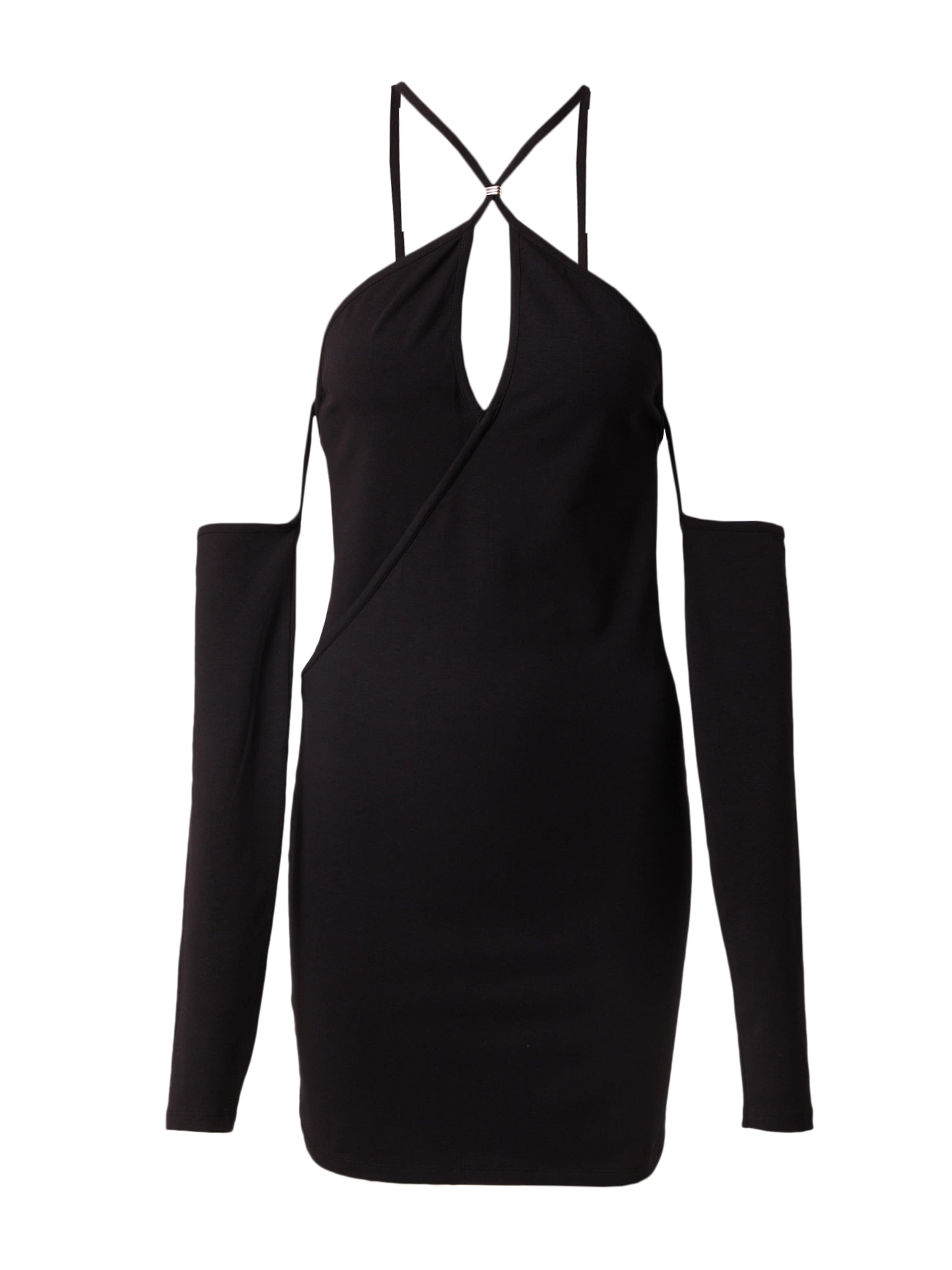 ABOUT YOU x Emili Sindlev - Vestido 'Juna' em preto: frente