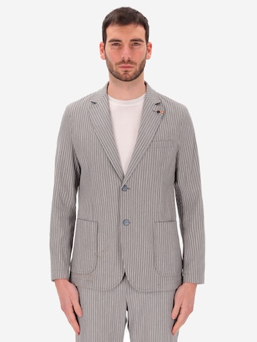 Distretto12 Regular fit Colbert 'Tajo' in Grijs: voorkant