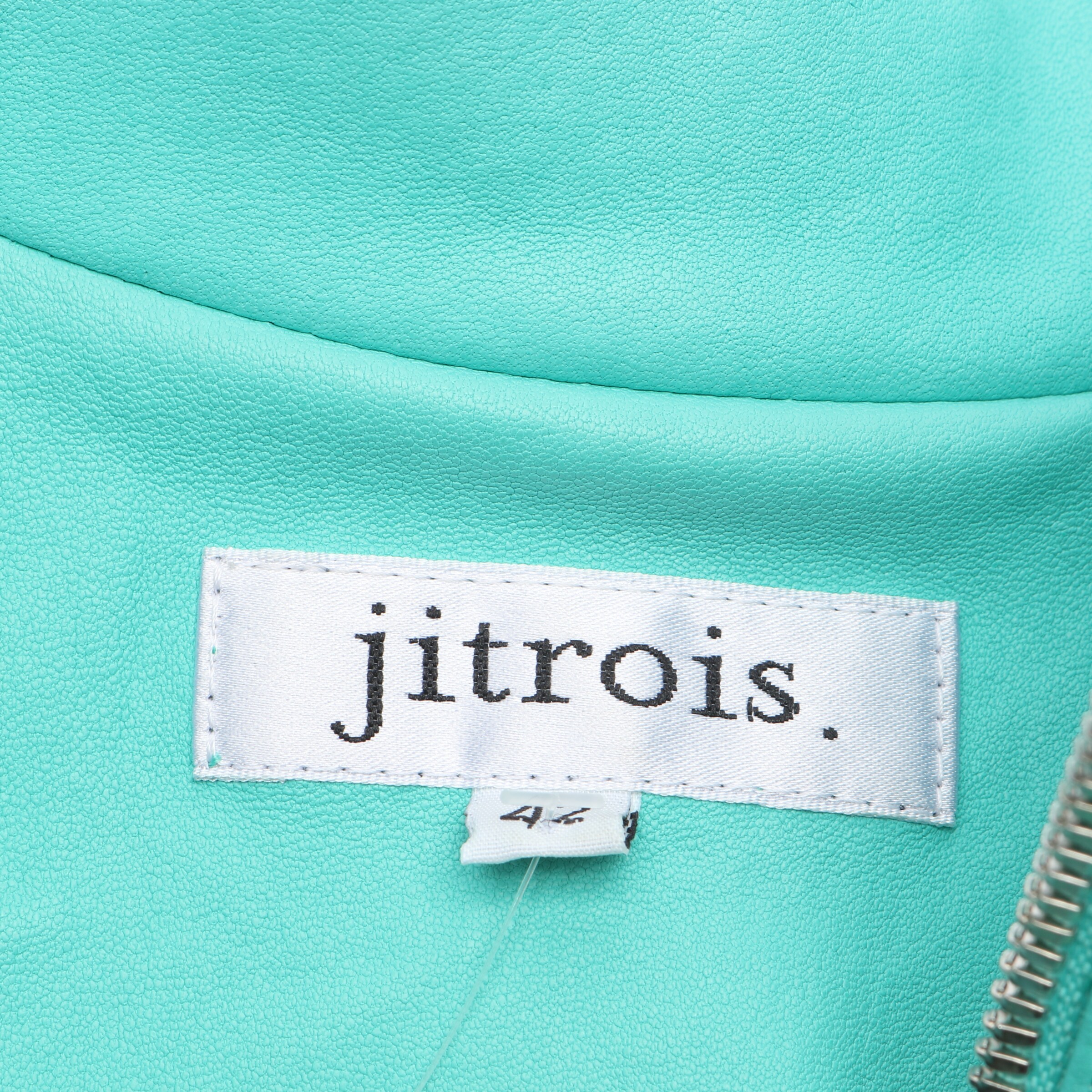 Jitrois Lederjacke / Ledermantel S in Grün