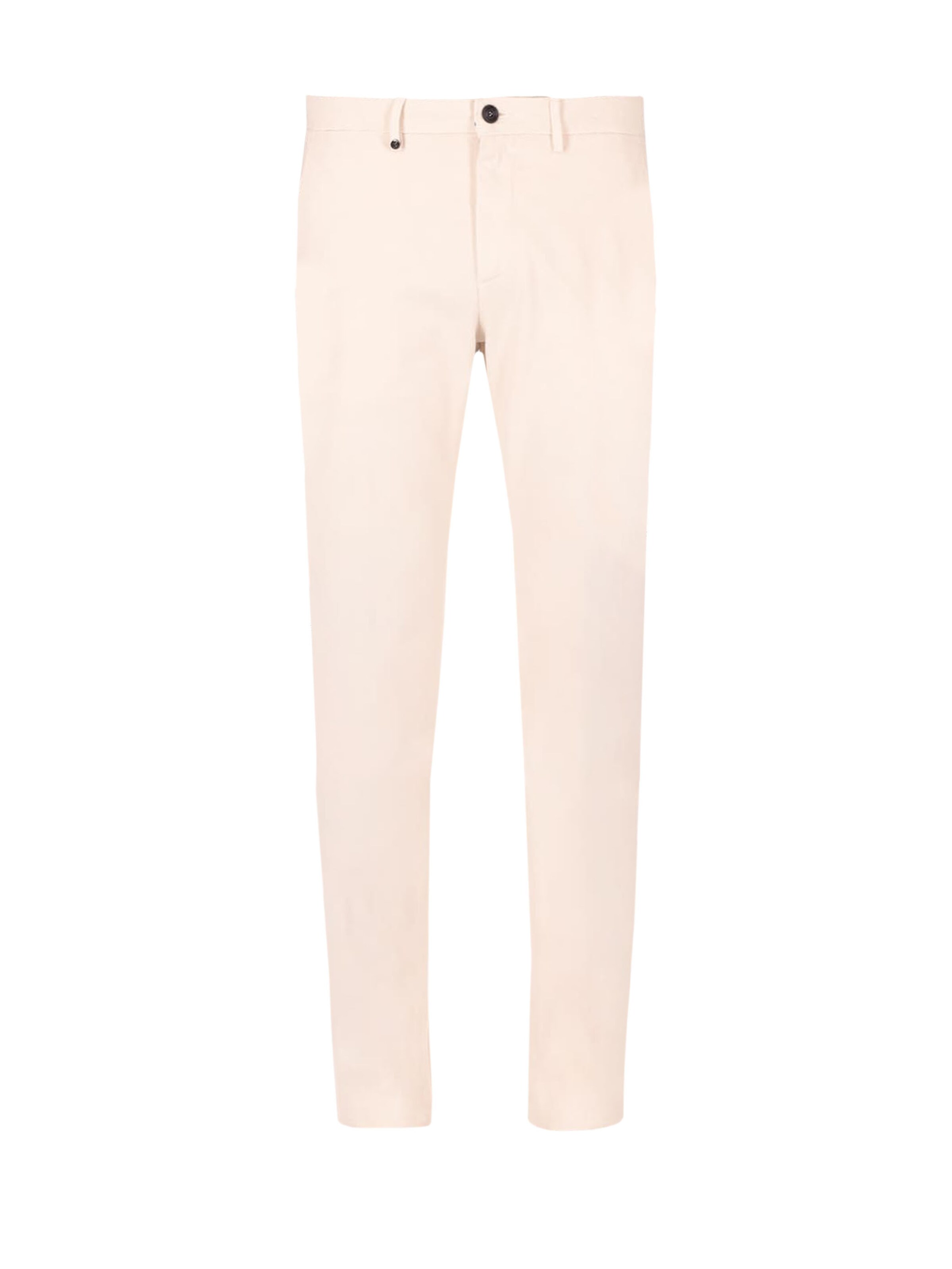 Distretto12 Chino 'Giron' in de kleur Crème, Productweergave