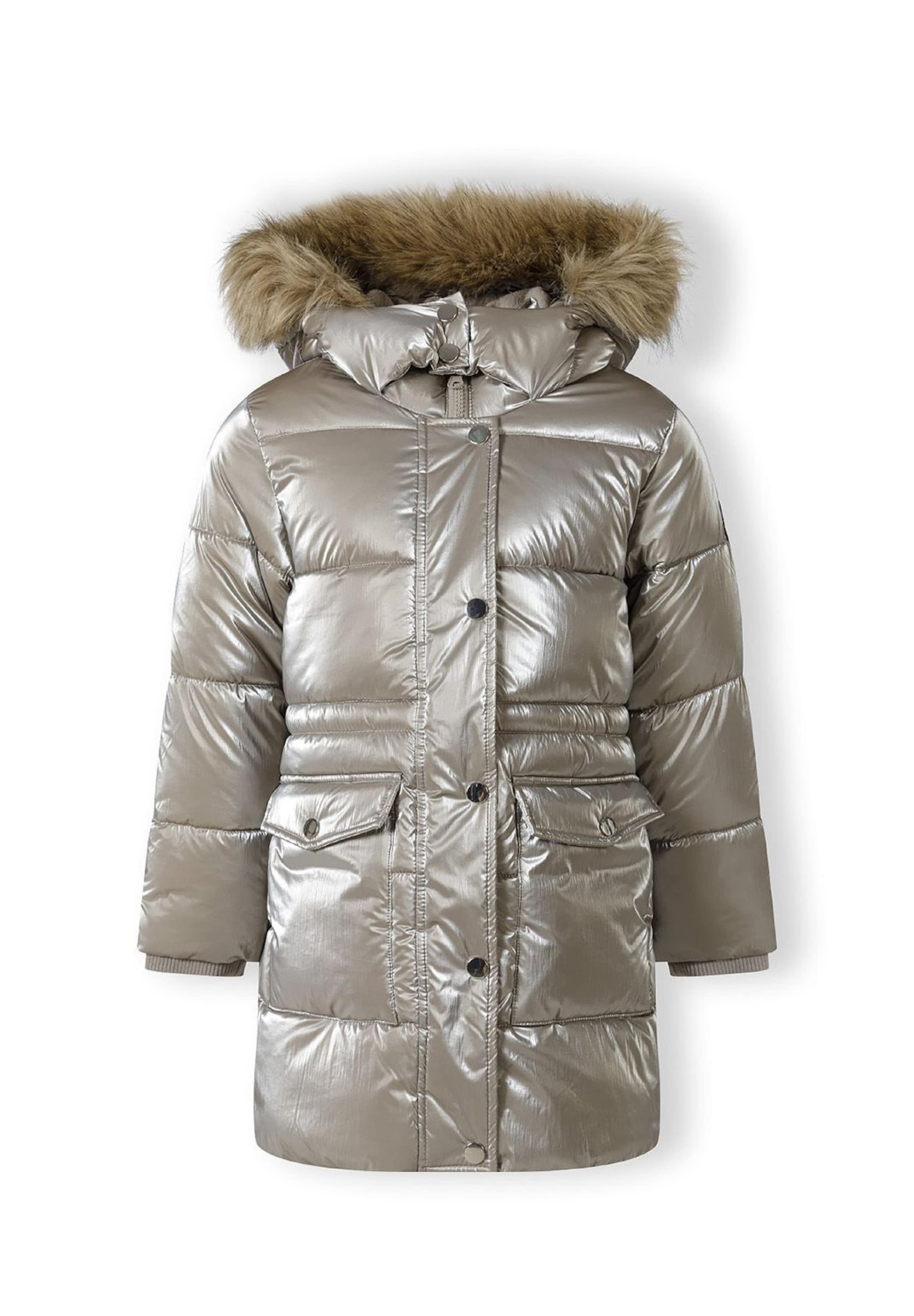 MINOTI Χειμερινό μπουφάν σε ασημί: μπροστά