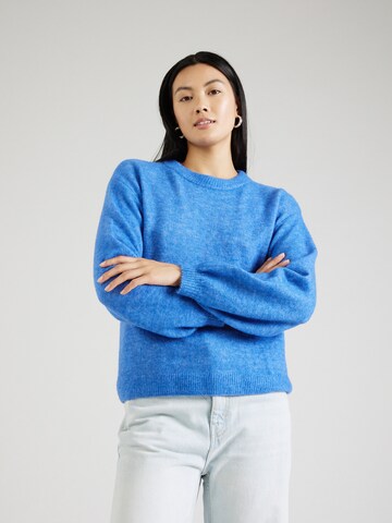 Soft Rebels Trui 'Allison' in Blauw: voorkant