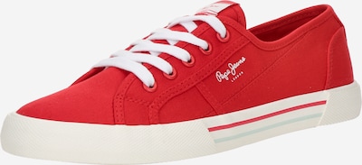 Pepe Jeans Nízke tenisky 'BRADY' - červená / biela, Produkt