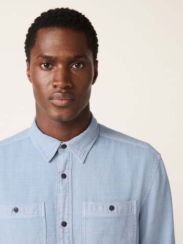 mėlyna Next Standartinis modelis Marškiniai